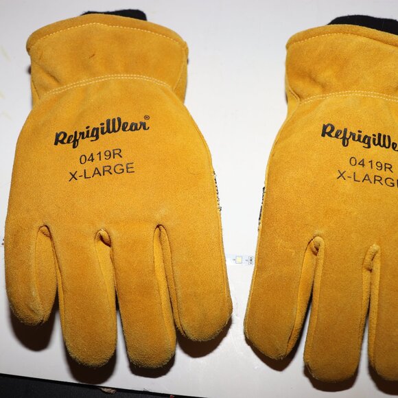 Refrigiwear Double Insulated Cowhide Leather Work Gloves XL - Picture 1 of 3